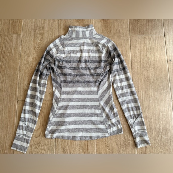 Lululemon Race Your Pace in Marshmallow Stripe Heathered Slate - Picture 7 of 7